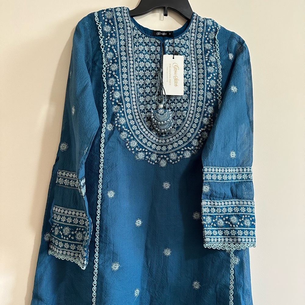 Pakistani Formal Designer Blouse - Picture 5 of 8